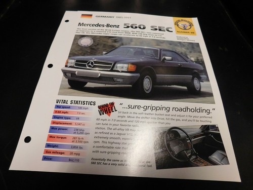 1985 1991 mercedes - mercedes, benz