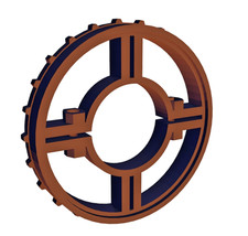 3D Printed Rifle Scope 85mm Focus wheel for Falcon X50 10x50x60 Parallax