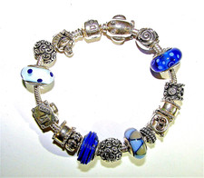 PANDORA STERLING SILVER GLASS