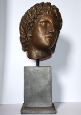 Large Copper Bust Alexander