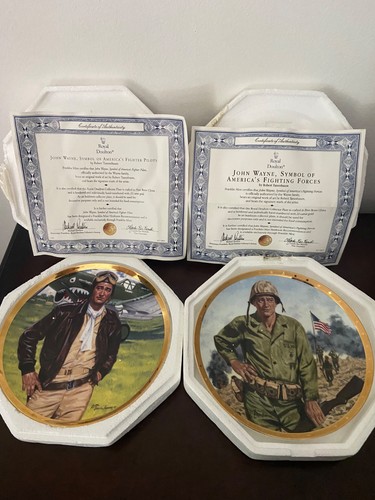 John wayne collectors plate - john,