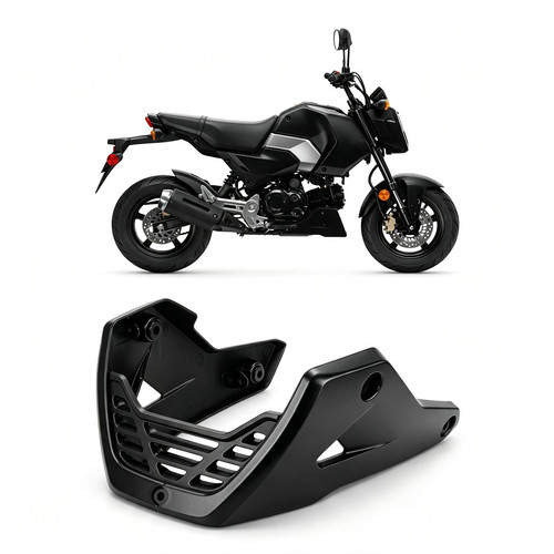 Undercowl black engine guard - undercowl,