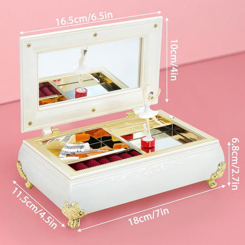 Ballerina music box elegant - ballerina,