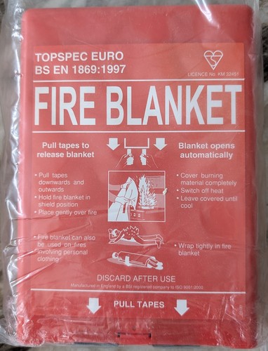 Fire blanket 1m large - fire,