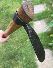 Antique wrought  iron grubbing