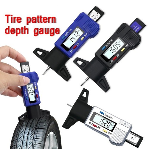 Digital tyre depth gauge - depth, tread