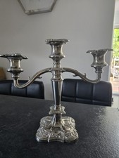 Silver Plated Candelabra Made