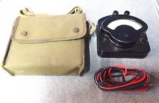 Sangamo Weston 0/100v & 0/5v DC  Bakelite voltmeter in case model S61