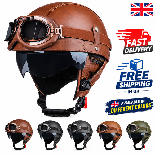 Retro motorcycle helmet dot - helmet,