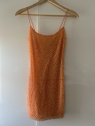 Polly orange beaded - oh, dress