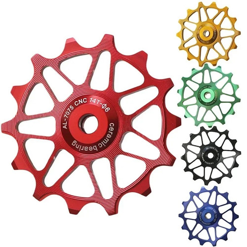 Road bike ceramic pulley - bike,