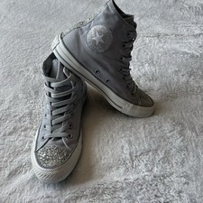 Converse. Chuck Taylor All Star. Uk Size 5. Glitter. Grey.