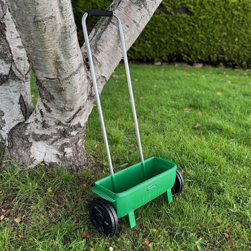 Lawn seed spreader feed - lawn,