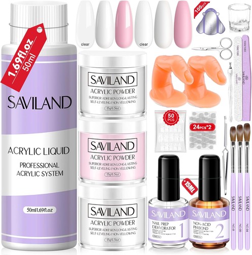 Saviland acrylic nail kit - saviland,