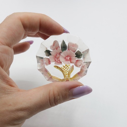 Vintage 1950s reverse - , carved