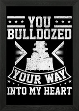Bulldozer Framed Wall Art