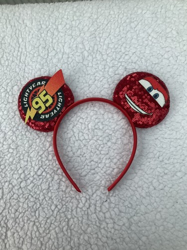Disney red sequin lightning - red,