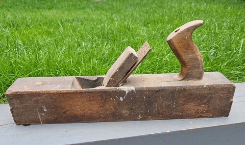 Antique wooden jack plane - antique,