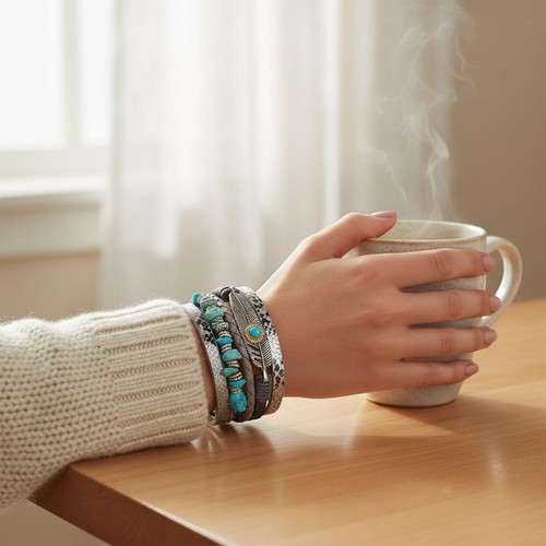 Multilayer wrap wristband for - wrap,