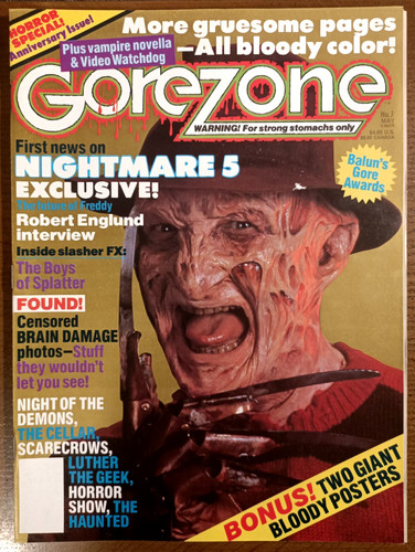 Gorezone 1989 us - no., 7,