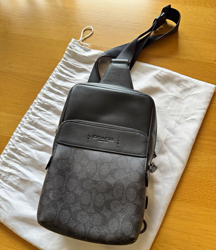 Coach men signature - signature, leather
