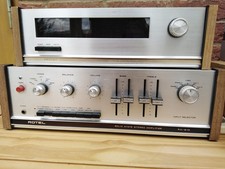 VINTAGE ROTEL SOLID STATE STEREO TUNER RT-320 AND AMPLIFIER RA-610.