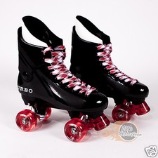 Ventro Pro Turbo Quad Roller Skates - Turbo 33 Style - Red White