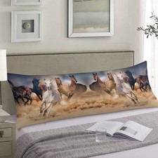 Horses Body Pillow Cover Horse