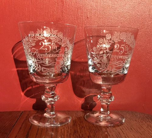 Jaffe rose crystal glass - rose,