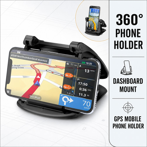 360 phone holder dashboard - 360°,