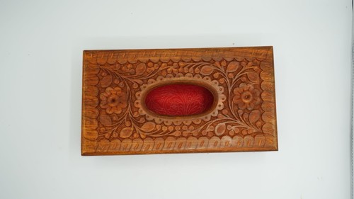 Wooden tissue box - wooden, cover
