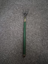 Antique English Metal and Brass Telescopic Toasting Fork 19C