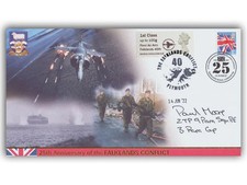 Falklands Veteran Signed