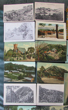 JOB LOT 10+ VINTAGe kasauli postcard india market  gilbert hill barracks unused