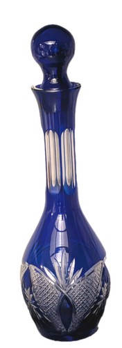 Bohemian cut clear glass - bohemian, cut-to-clear