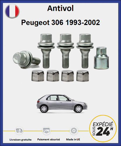 Peugeot 306 wheel lock - peugeot, nuts