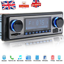 Classic Retro Car Bluetooth Compatible Radio MP3 Player Stereo USB/AUX/SD/ISO/FM