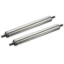 2 Pack Conveyor Roller 1" Diameter 8"  Stainless Steel Gravity Transmission
