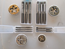 BSF TAP SET + DIE 1/2 7/16 5/8 5/16 1/8 TAPER PLUG BOTTOM