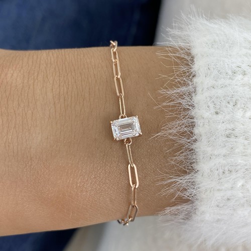 1ct vs2 emerald cut lab - 1ct,