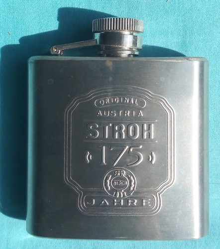 Stroh rum hip flask - stroh,