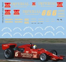 1/20 Decals for Lotus 78 1977