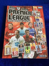 Topps Premier League 2014 Football Sticker Album Complete Book + Empty Packs