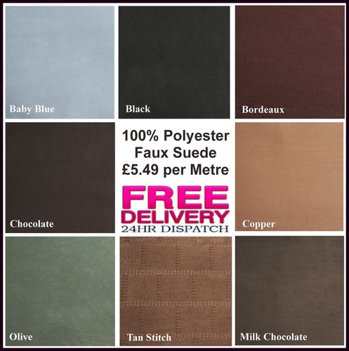 Polyester faux suede fabric - polyester,