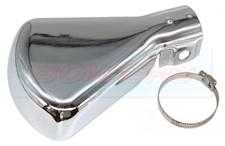 Stainless Steel Fish Tail Exhaust Tail Pipe Trim Deflector Humber Riley Singer