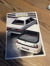 Renault 9 & 11 1988-89 UK