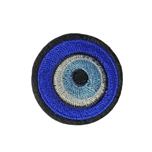 Evil eye embroidery - embroidery, iron