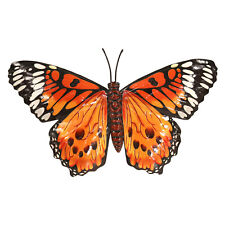 Large Metal Orange Butterfly
