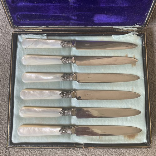 Case antique silver - case, of