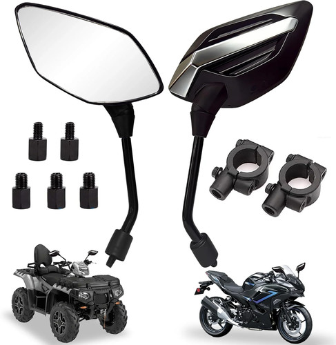 Universal atv mirrors - universal, mirrors,7/8"